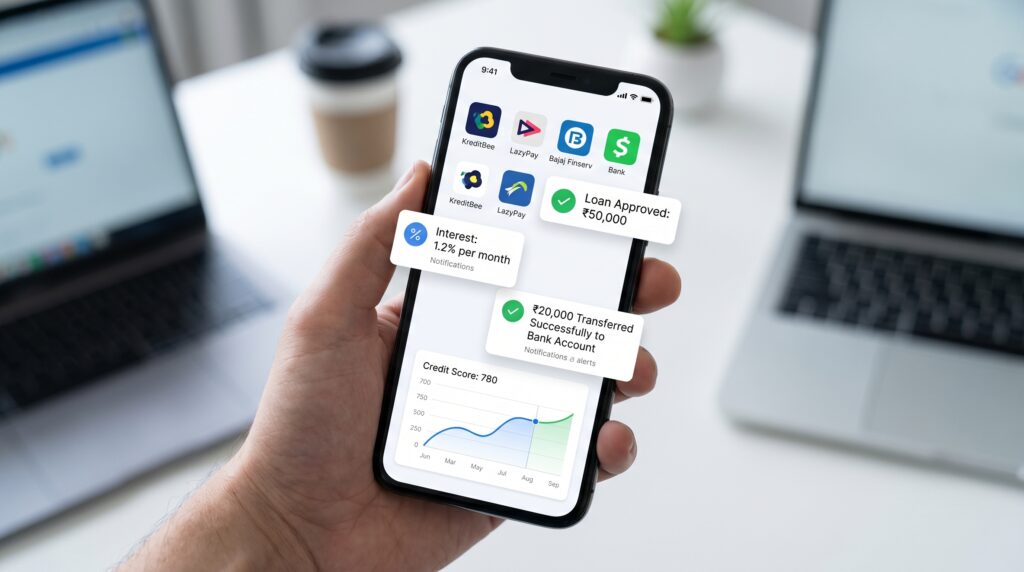 instant personal loan app India comparison with interest rates and fast approval apps 2026