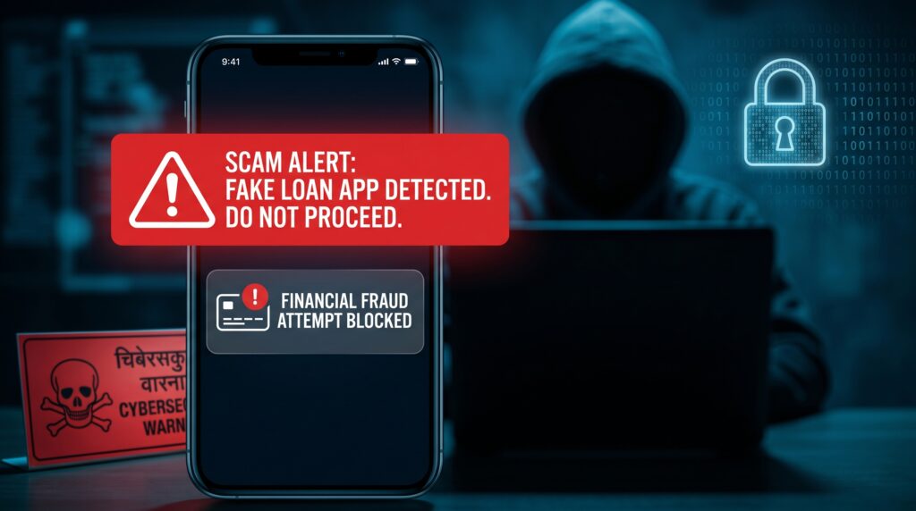 fake loan apps India warning unsafe instant loan apps fraud alert RBI