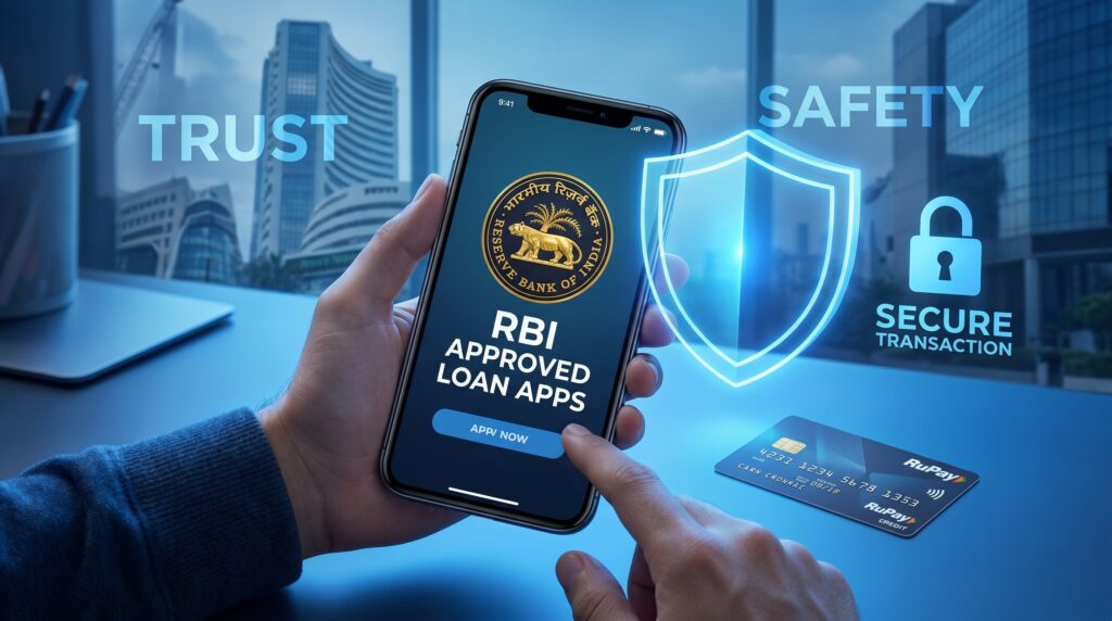 RBI approved loan apps India safe secure instant personal loan apps
