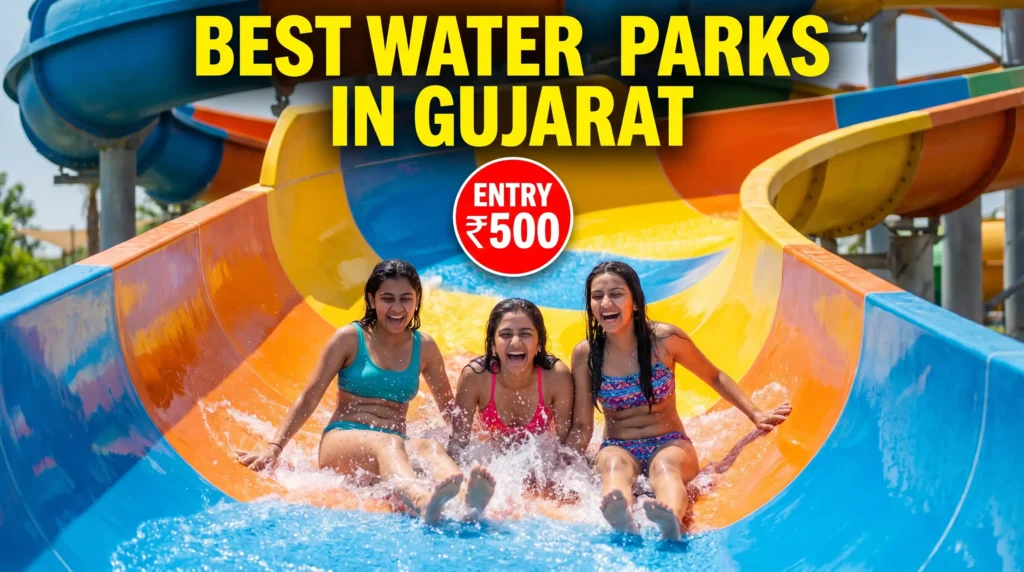 top 10 best water parks in Gujarat 2026 ticket price location family water park Gujarat