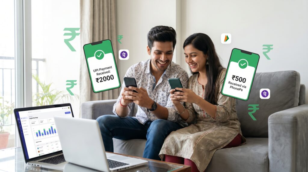 Top real money earning apps in India 2026 showing people earning money using mobile apps