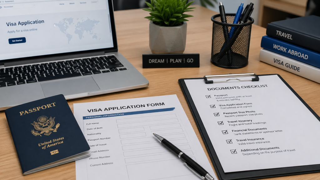 documents required for USA work visa application 2026