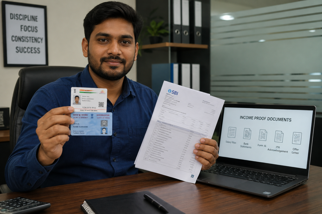 Documents required for loan without salary slip in India